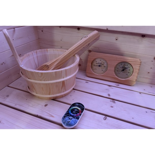 Sauna Ga&iuml;a Urban - Spruce FS med 6 kw elovn